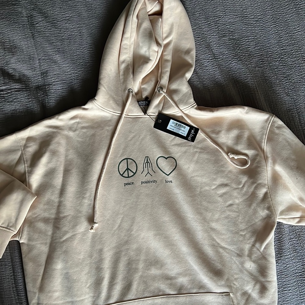 Nasty Gal Oversized Graphic Hoodie - Picture 3 of 7